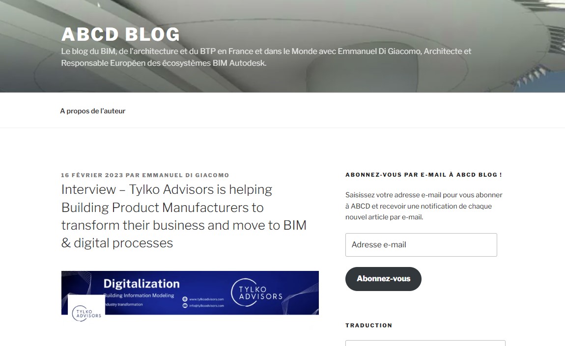 Interview – Helping Building Product Manufacturers Move to BIM